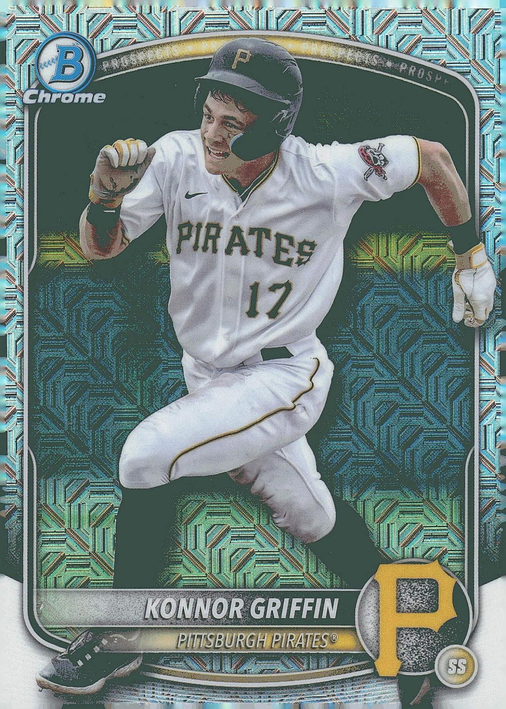 2025 Bowman #BCP-86 Konnor Griffin Chrome Prospects Mojo Refractor