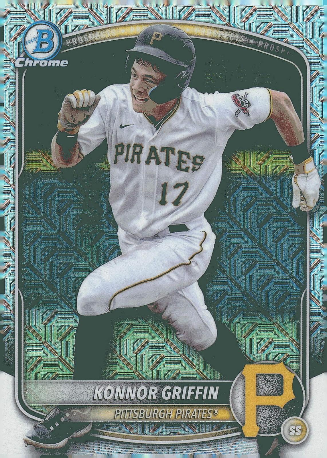 2025 Bowman #BCP-86 Konnor Griffin Chrome Prospects Mojo Refractor