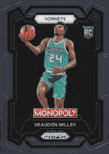 2023-24 Panini Prizm Monopoly #15 Brandon Miller